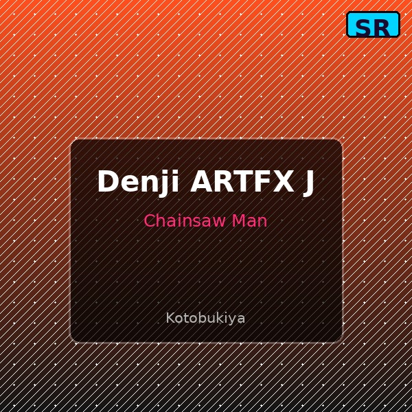 Denji ARTFX J statue in dynamic chainsaw-arm action pose