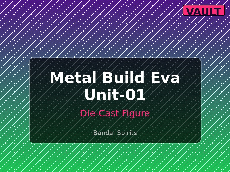 Metal Build Evangelion Unit-01 die-cast figure with illuminated eyes